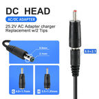 25.2V Massage Gun Charger 24V~25.2V Charger for Massage Gun Compatible with Hypervolt, Taotronics, Opove, Toloco, Legiral, Bobbi
