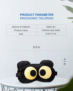 2 Pieces Eye Mask for Sleeping Kids Funny, 100% Blackout Sleeping Mask with Adjustable Strap, Eye Mask Kids Soft Funny for Trave
