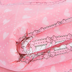 Littleforbig Printed Adult Brief Diapers 10 Pieces - Blushing Baby Pink(XL)