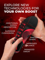 Running Athletic Shoe Insoles Men Women - Sport Insole - Shock Absorption Inserts - Walking Hiking Hockey Tennis Basketball - Or