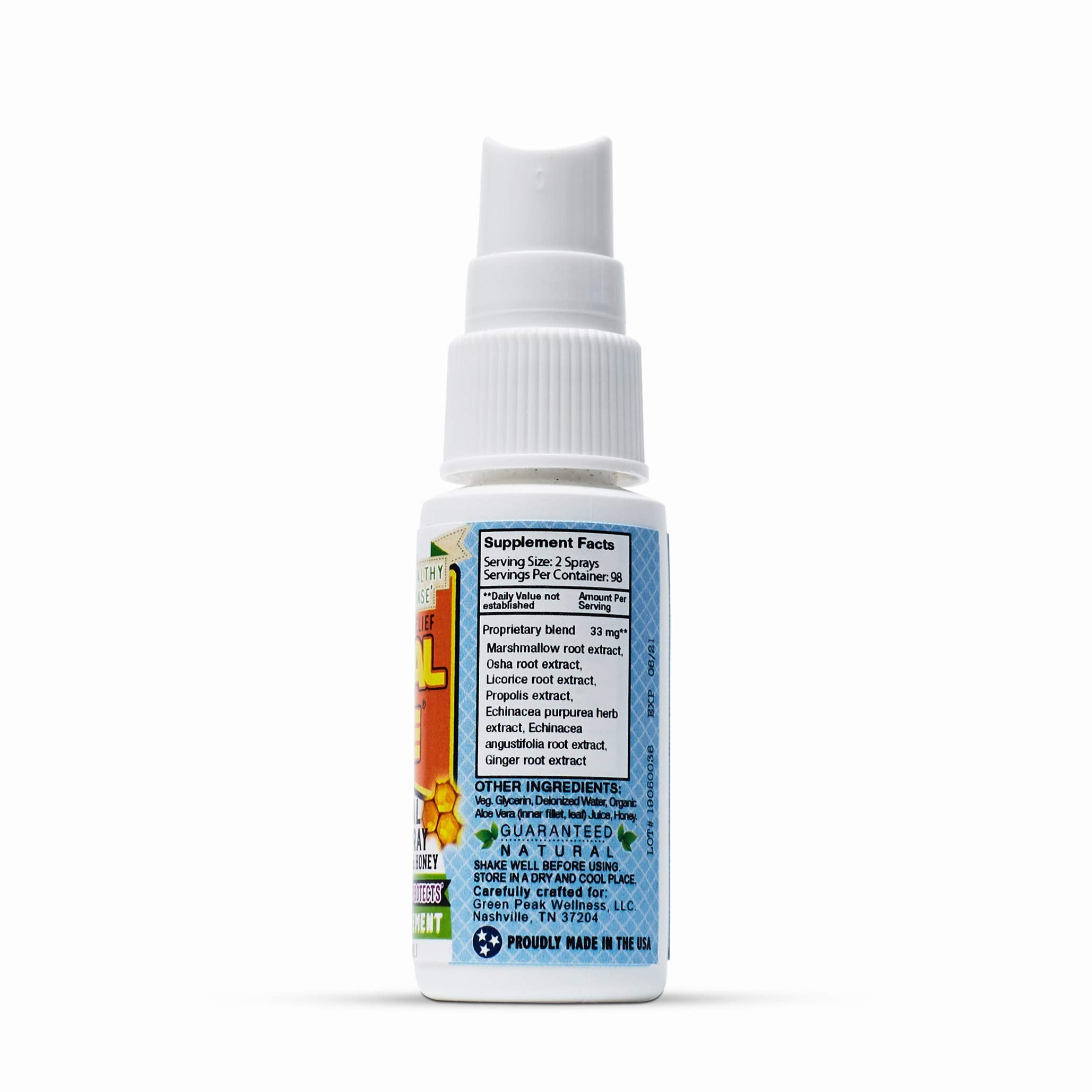 Vocal Eze Throat Spray | Relieve Sore, Hoarse, Fatigue, Dryness of Throat | Herbal Immune Support, All Natural Ingredients (1)