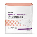McKesson Underpads Disposable Bed Pads 30 x 36 [70 Count], Maximum Absorbency, Maximum Breathable Incontinence Chux Pads for Adu