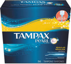 Tampax Pearl Reg Unsc 36c Size 36ct Tampax Pearl Reg Unsc 36ct