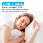 LYSIAN Ultra Soft Moldable Ear Plugs for Sleeping and Swimming Adults and Kids - Reusable Noise Cancelling Earplugs for Sound Bl