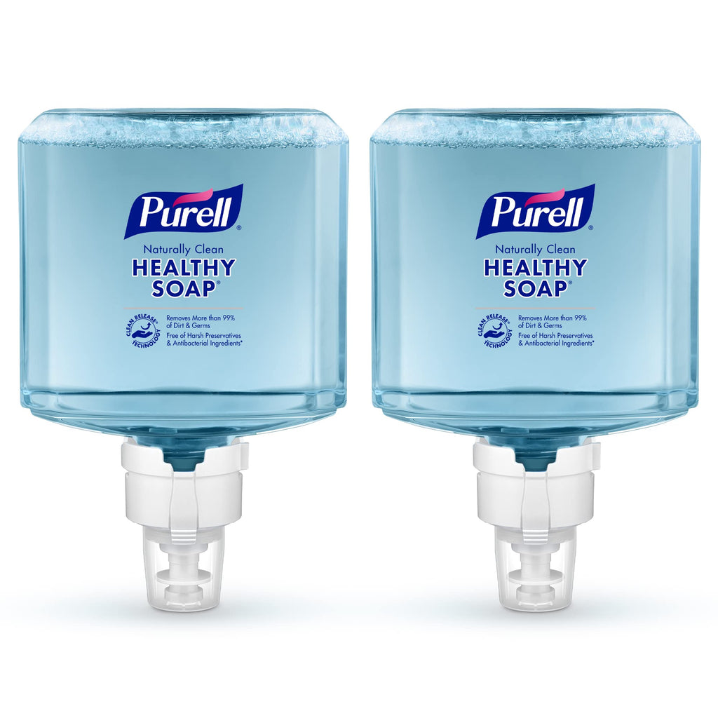 PURELL Brand CLEAN RELEASE Technology (CRT) HEALTHY SOAP Naturally Clean Foam, Fragranced with Essential Oils, 1200 mL Refill fo
