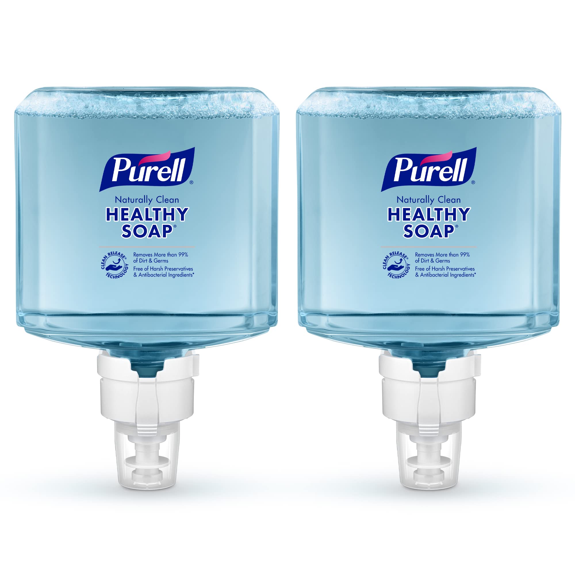 PURELL Brand CLEAN RELEASE Technology (CRT) HEALTHY SOAP Naturally Clean Foam, Fragranced with Essential Oils, 1200 mL Refill fo