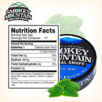 Smokey Mountain Herbal Long Cut - Arctic Mint - 1 Can - Tobacco Free and Nicotine Free Snuff