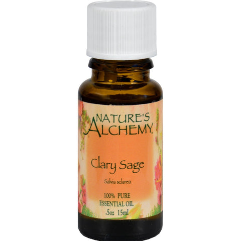 Nature's Alchemy Essential Oil Clary Sage, 0.5 fl oz (Pack of 2)