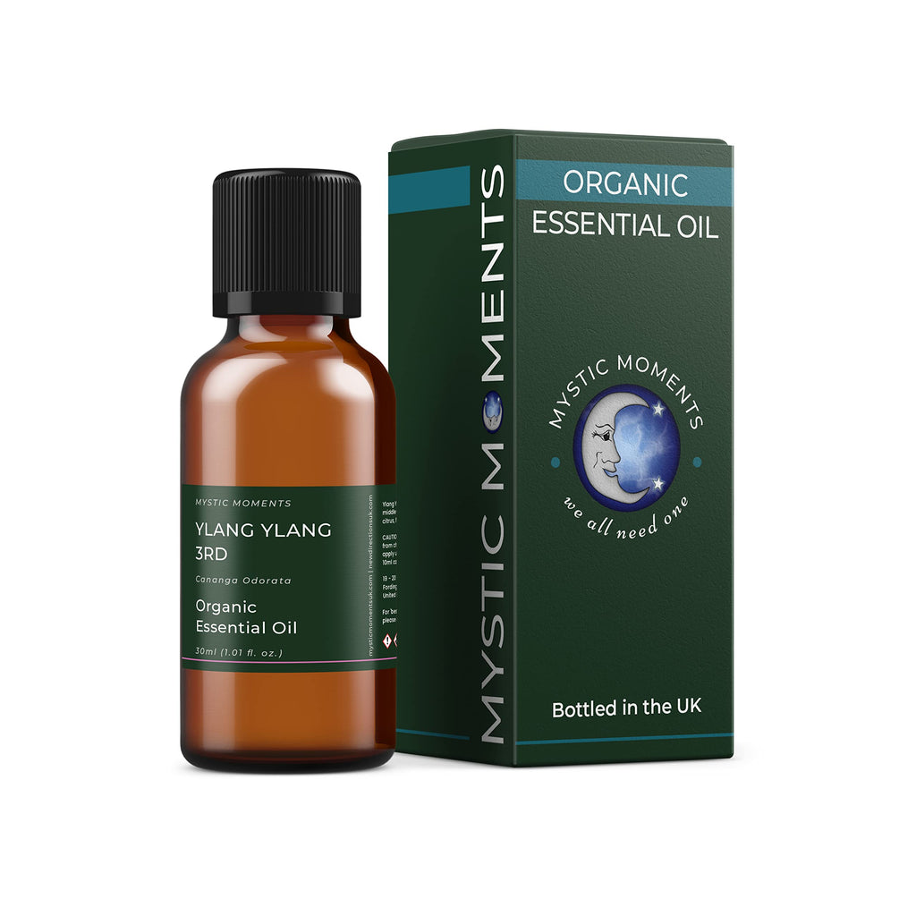 Mystic Moments | Ylang Ylang 3rd Organic Essential Oil - 30ml - 100% Pure