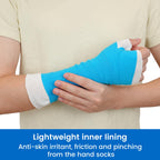 Velpeau Hand Socks for Splint (Pack of 10), Breathable, Thin Stockinette Tubing for Arm, Wrist Brace with Thumb Spica Liner, Cot