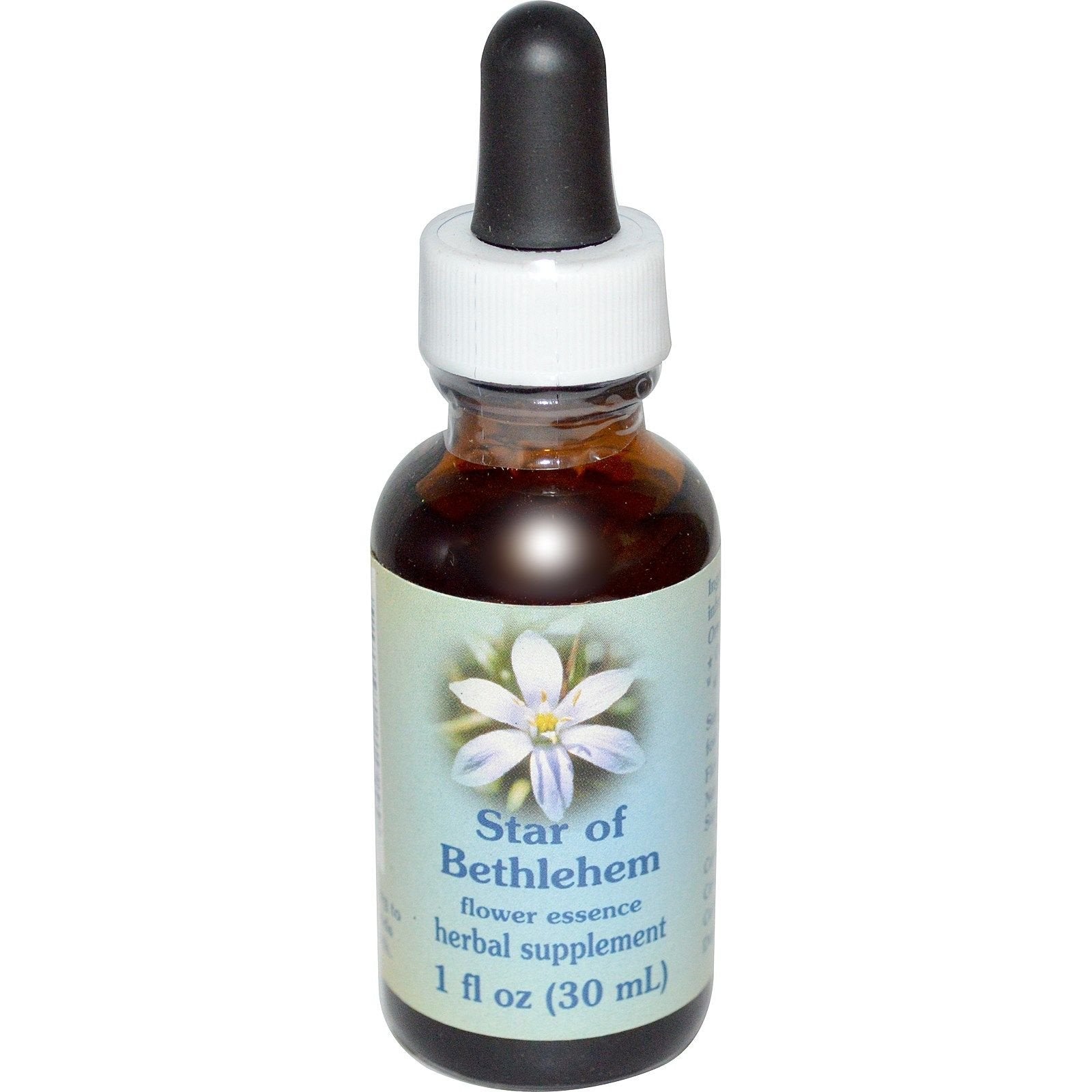 Flower Essence Services Star of Bethlehem Dropper Herbal Supplements, 1 Ounce