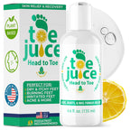 Toe Juice Skin Relief & Recovery Topical Plant-Based Treatment - Body, Face, Toe & Finger Nails - Fungal Acne, Athletes Foot & F