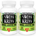 Swiss Kriss Herbal Laxative Tablets, Natural Laxatives for Constipation Relief, Senna Laxative, 250 tablets, (Pack of 2)
