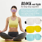 Bencailor 8 Pcs Sleep Eye Mask for Side Sleeper Men Women 3D Contoured Eyes Blackout Covers for Sleep with Adjustable Strap Bloc