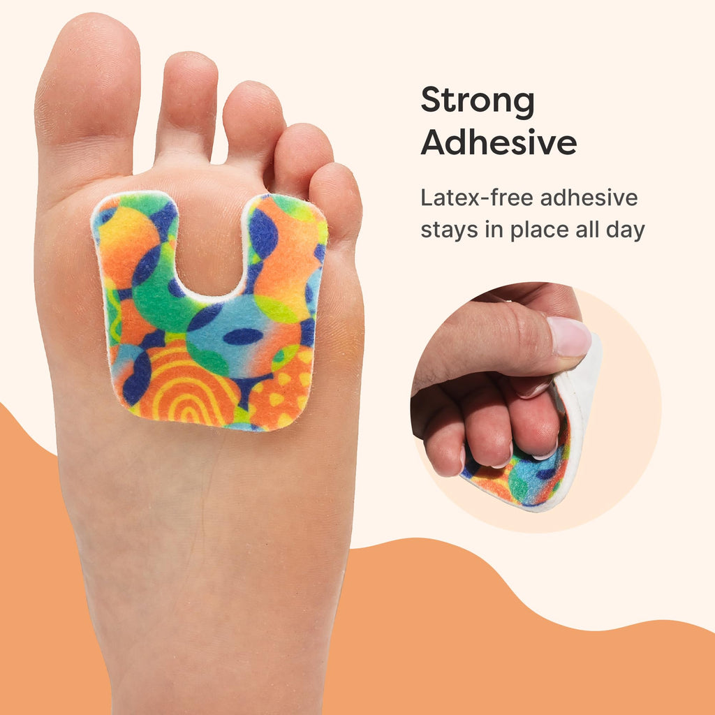 ZenToes U-Shaped Felt Callus Pads Protect Calluses from Rubbing on Shoes Reduce Foot and Heel Pain 1/8    Self-Adhesive Moleskin