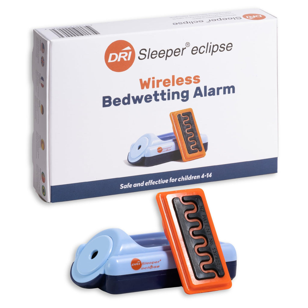 DRI Sleeper Eclipse Wireless Bedwetting Alarm for Kids and Older Children - Effective Enuresis Solution and Bed Wetting Sensor, 