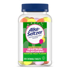 Alka-Seltzer Extra Strength Heartburn Relief Chews, Assorted Fruit Antacid Tablets for Acid Indigestion, Upset and Sour Stomach,