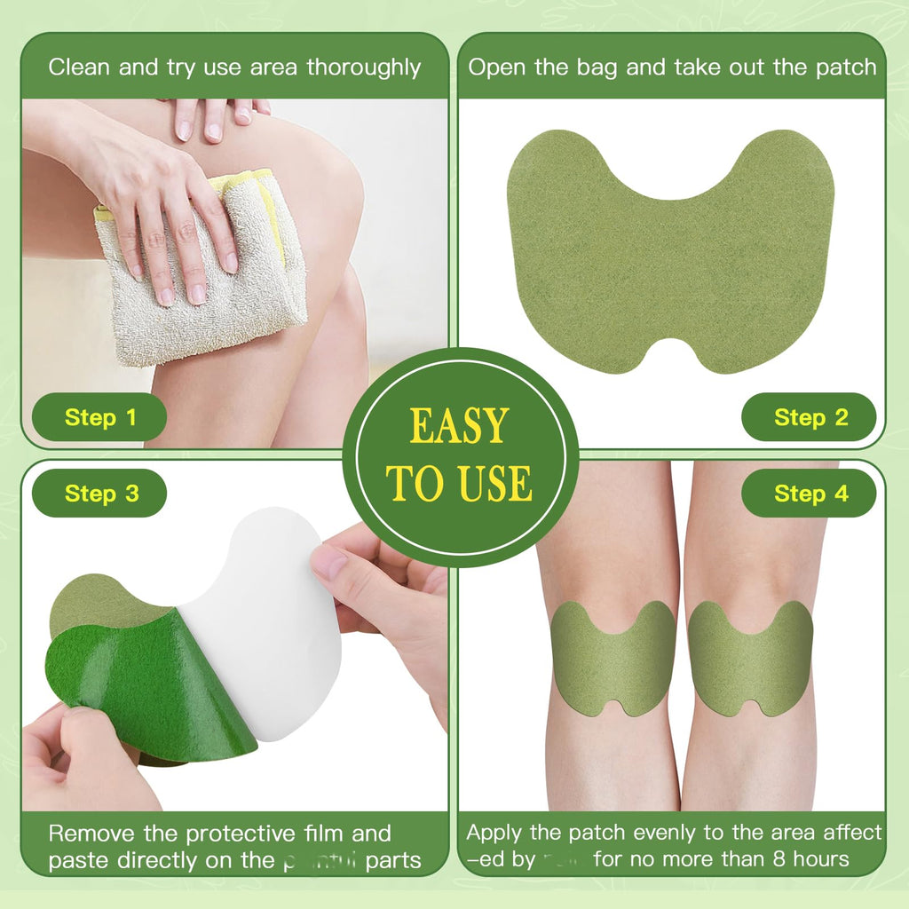 COZYPATCH 72PCS Knee Patches - Warming Herbal Patches for Knee Patch, Wormwood Extract Sticker for Knee,Shoulder,Neck,Back