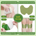 COZYPATCH 72PCS Knee Patches - Warming Herbal Patches for Knee Patch, Wormwood Extract Sticker for Knee,Shoulder,Neck,Back