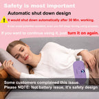 Portable Cordless Heating Pad, Electric Waist Belt Device,Fast Heating Pad with 3 Heat Levels and 3 Vibration Massage Modes, Bac