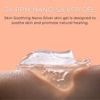 OPTIVIDA Colloidal Silver Gel For Wound Care, Natural Topical Skin Healing | Nano-Silver Topical Gel For Wounds, Burns, Rashes,
