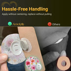 Flower Dexcom G7 Over Patches, Amolyfe 20-Pack Dexcom Stelo Adhesive Patches Waterproof Bump-Proof with 2 Hard Caps and Storage