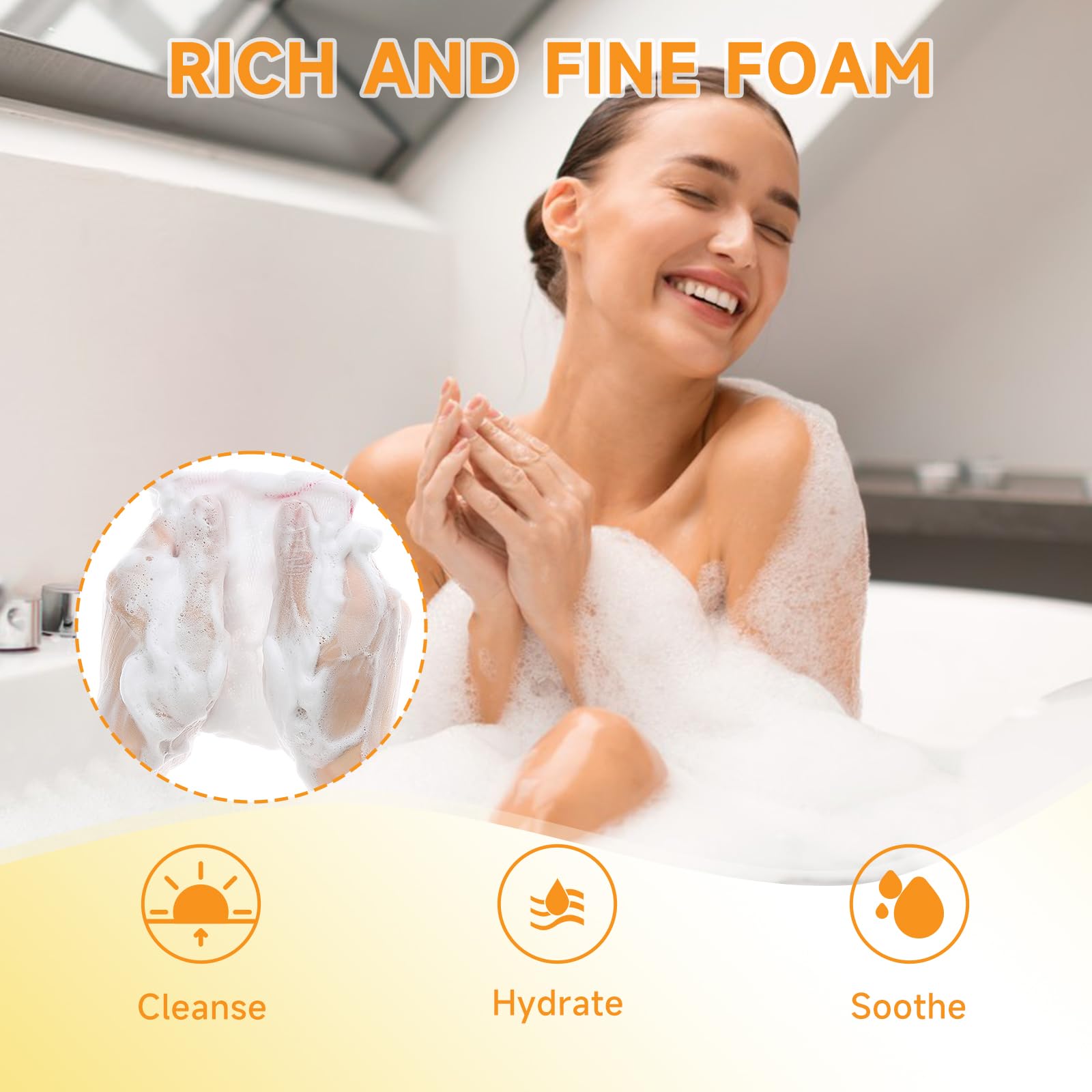 3 PCS Yoni Soap Bar for Women Ph Balance, Natural Yoni Bar Soap Yoni Wash Feminine Wash, Organic Deodorant Vaginal Body Bath Soa