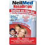 Neil Med NASA Drops Saline Vials, 15 Single-Use Ampoules, 0.5 Fl Oz