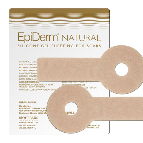 EpiDerm Areopexy Silicone Scar Sheets - Reusable, Washable & Customizable - Lollipop    Shape Ideal for Lejour Breast Augmentati