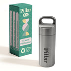 Pillar Go - Stainless Steel Pill Organizer