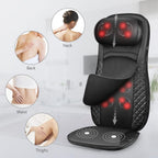 CooCoCo Shiatsu Back Massager with Heat, Gifts for Men Women, Deep Kneading Massage Chair Pad for Neck Back Shoulders, Massager