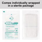 General Medi Sterile Abdominal Combine Pads - 25 Count 5 x 9 Individually Wrapped Absorbent & Thick Pads