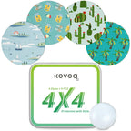 Kovoq Libre 2 & Lingo Sensor Covers Cute, Kovoq 16 Pack Freestyle Libre 2 Sensor Patches, Reusable Protecive Hard Shell Cover, C
