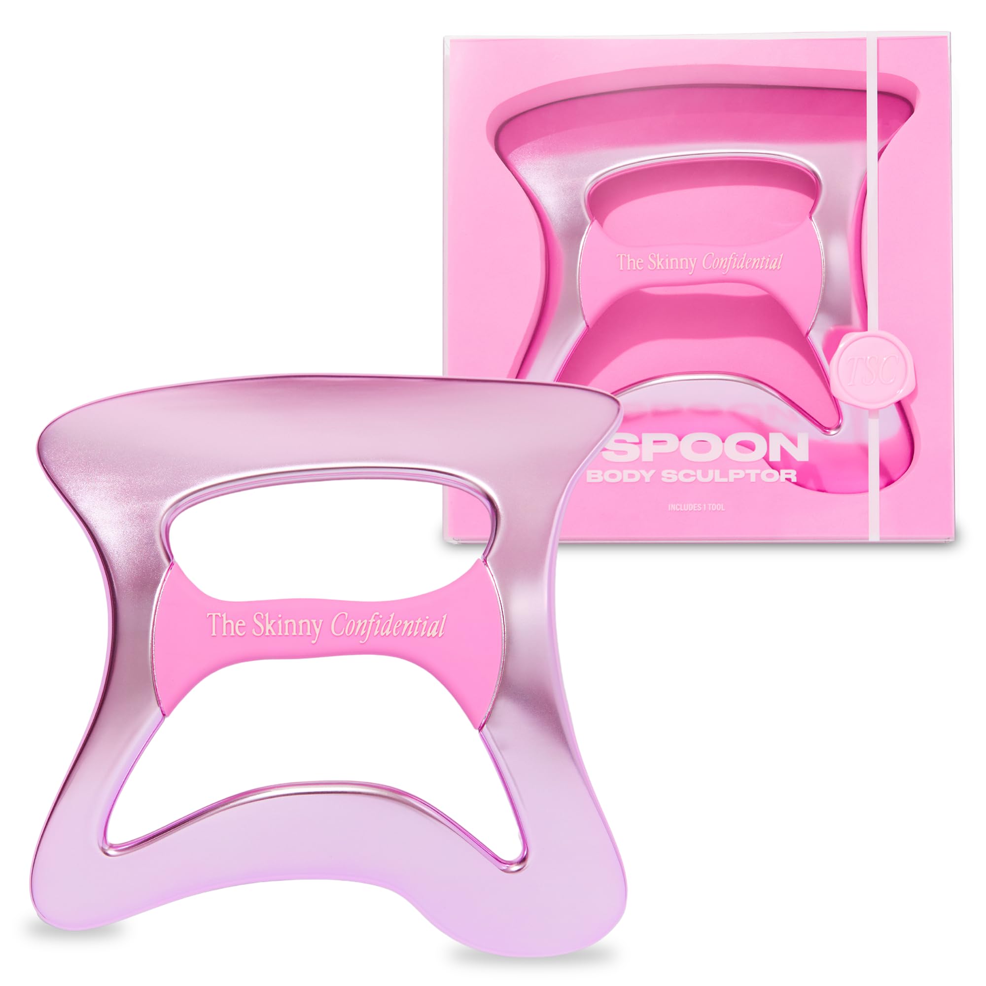 The Skinny Confidential Le Spoon Body Sculpting Tool - Muscle Scraper & Body Sculptor Massage Tool - Full-Body Treatment for Blo