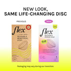 Flex Reusable Disc | Reusable Menstrual Disc | Tampon, Pad, and Cup Alternative | Capacity of 6 Super Tampons | Lasts for Years