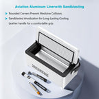 QIRDLP insulin fridge medcine cooler trave case with handle 2~8C Keep Cooling with LED Display, Travel Medical Cooler Box with H