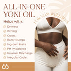 Exp12-31-2025 Natural Yoni Oil, Mint Fresh Feminine Care Oil, Reduces Odor, Restores pH Balance, All Natural, Herbal Yoni Blend