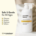 ECZEMA HONEY Soothing Body Wash - Daily Shower Gel & Eczema Treatment - Sensitive Skin Body Wash for Adults, Kids, & Babies - Bo