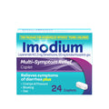 Imodium Multi-Symptom Relief Caplets with Loperamide Hydrochloride & Simethicone, Anti-Diarrheal Medicine for Treatment of Diarr