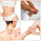 Geiserailie 80 Pcs Castor Oil Pack Wrap Disposable Castor Oil Patches Wrap Self Adhesive Pads Castor Oil Pack for Belly Waist Kn