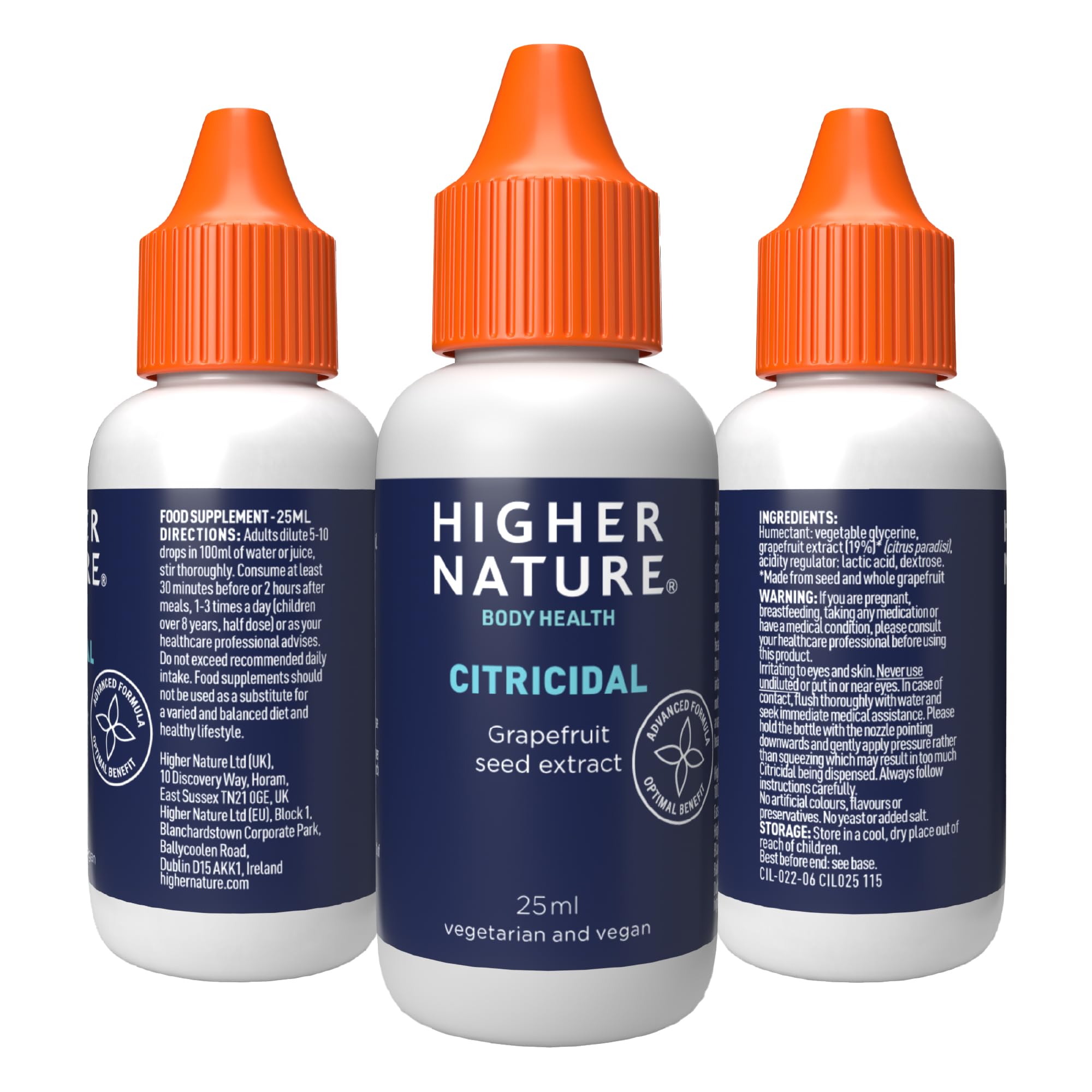 Higher Nature Citricidal 25ml
