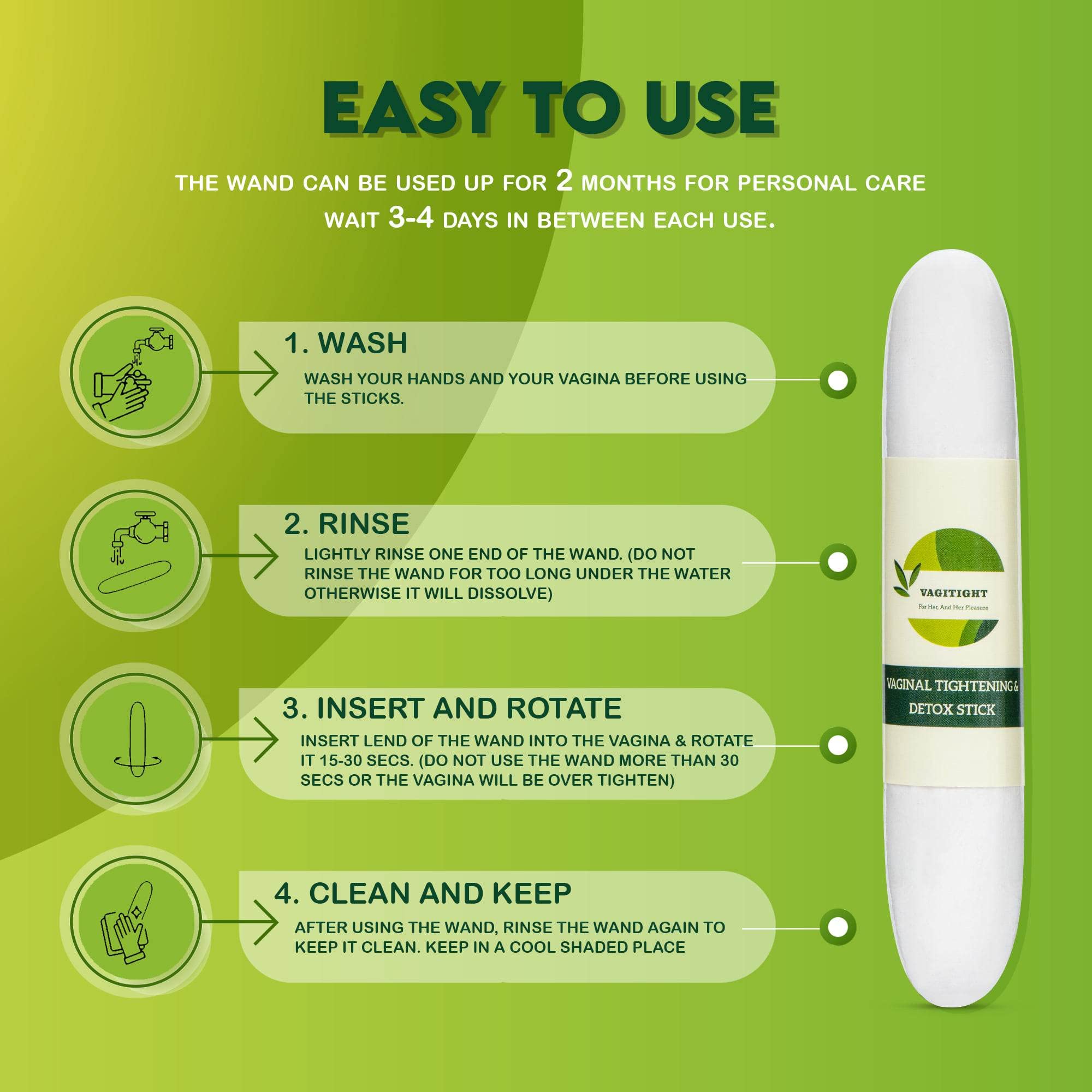Vagitight | Instant Result Tightening Rejuvenation Stick | Natural Herbal Yoni Formula | Vaginal Stick for Tightening | Doctor A