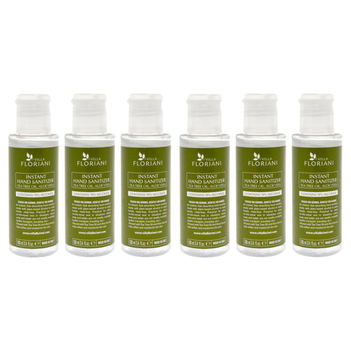 Villa Floriani Hand Sanitizer by Villa Floriani for Unisex - 3.4 oz Hand Sanitizer - Pack of 6