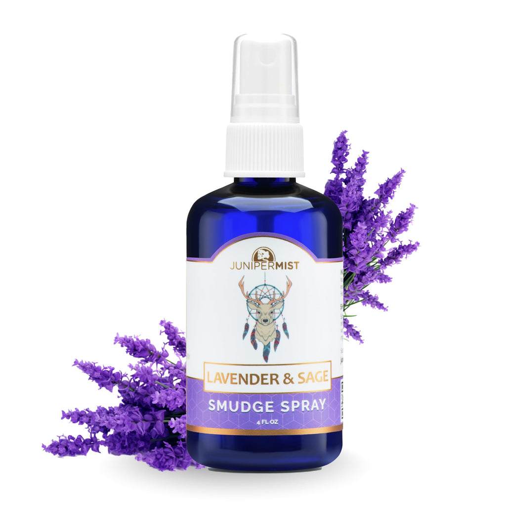 Lavender and Sage Smudge Spray (4oz) Calm & Clear - Smudge Mist for Cl ...