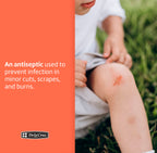 De La Cruz Merthiolate Tincture Antiseptic - First Aid for Minor Cuts, Scrapes and Burns - Mercury-Free Formula Safe for The Ent