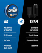 Grinds Coffee Pouches | Tobacco Free, Nicotine Free Healthy Alternative | 10 Cans of Cinnamon Roll | 18 Pouches Per Can | 1 Pouc