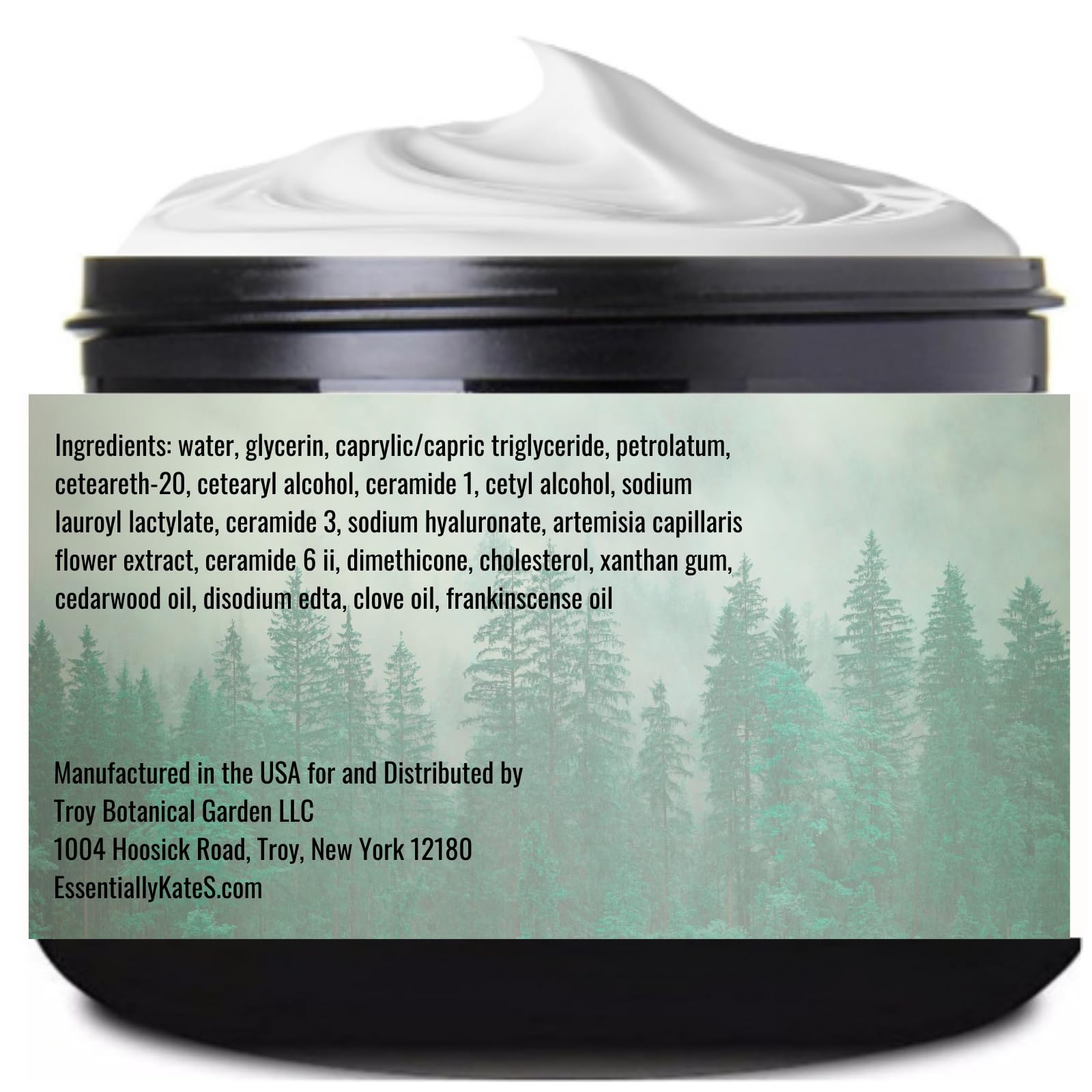 Cedarwood + Clove + Frankincense Woodland Blend Lotion 4 oz - enriched with Ceramide 1, 3, and 6II - a grounding body therapy cr