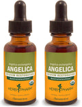 Herb Pharm Certified Organic Angelica Root Liquid Extract For Digestive Support, 1 Fl Oz (Pack Of 2)