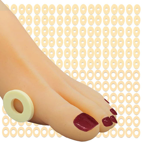 Reppkyh 120 Pads Callus Cushions Corn Pads Self Adhesive Soft Foam Pads for Toe Corn and Foot Protectors and Thick Corn Cushions