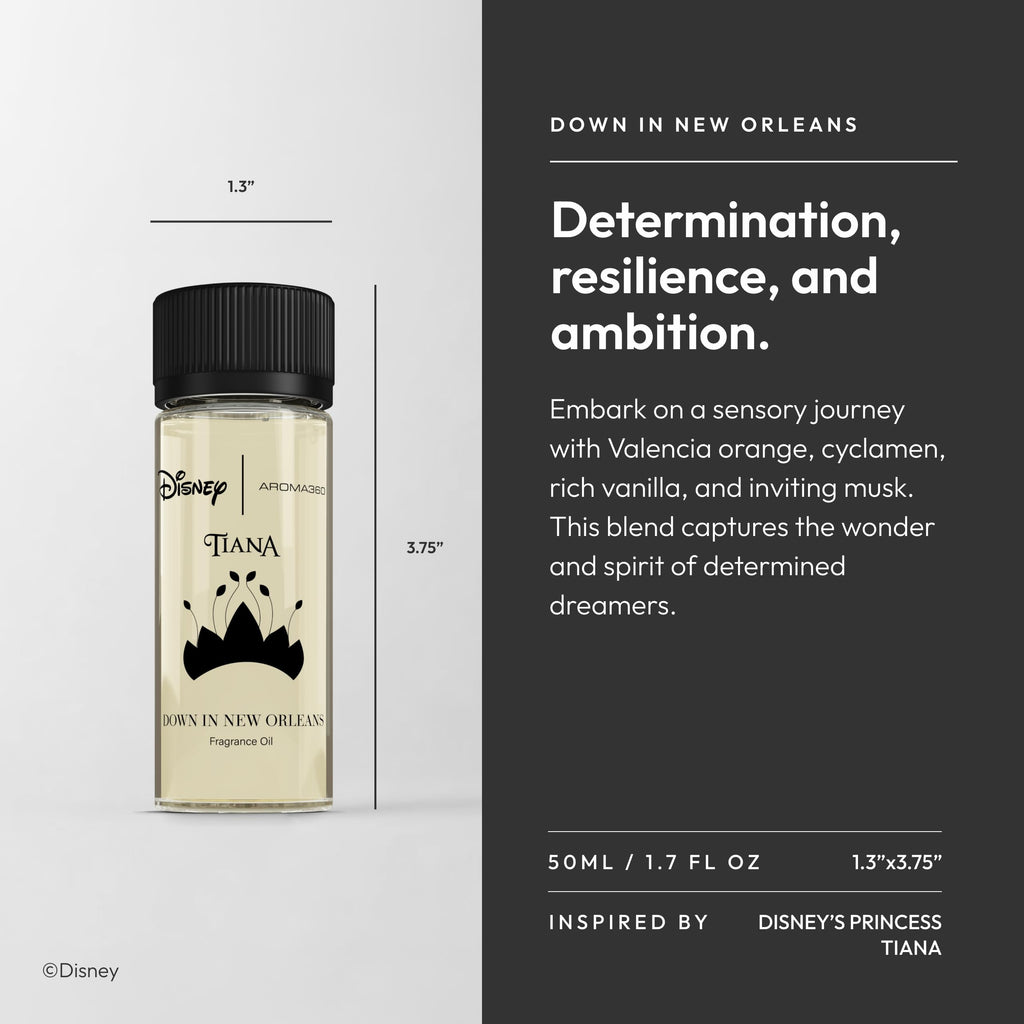 Aroma360 | Disney Down in New Orleans Fragrance Oil Blend | The Princess and The Frog | Princess Tiana | Aromatherapy Scent Diff